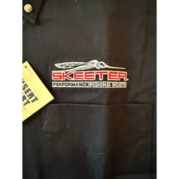 Insert Shirt by Max Expo New Men’s Skeeter Bass Boat Black Long Sleeve SZ M NWT - Picture 3 of 9